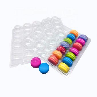 35pcs macaron plastic container